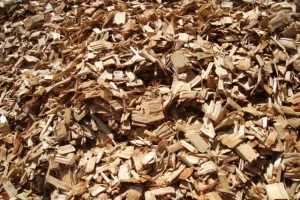 rubber wood chips